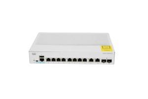 CISCO Catalyst C1000 Switch - 20 Gbps Switching capacity, Throughput up to 14.88 Mpps, 120W PoE Capability, 8 x RJ45, 2 x combo SFP uplink