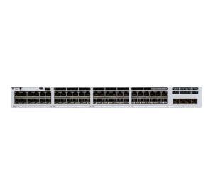 CISCO Catalyst C9300 Switch - 176 Gbps Switching capacity, Throughput up to 130.95 Mpps, 890W PoE Capability, 48 x RJ45, 4 x SFP+