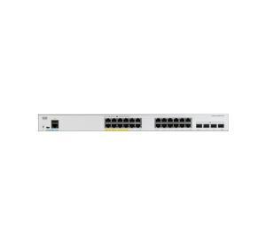 CISCO Catalyst C1000 Switch - 128 Gbps Switching capacity, Throughput up to 64 Gbps, 24 x RJ45, 4 x SFP+ uplink