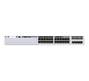 CISCO Meraki C9300L Managed Switch - 128 Gbps Switching capacity, Throughput up to 95.23 Mpps, 24 x RJ45, 4 x SFP+ uplink