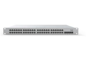 CISCO Meraki MS350 Managed Switch - 176 Gbps Switching Capacity, Throughput up to 130.95 Mpps, 48 x RJ45, 4 x SFP+ uplink