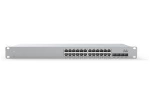 CISCO Meraki MS225 Managed Switch - 128 Gbps Switching Capacity, Throughput up to 95.24 Mpps, 24 x RJ45, 4 x SFP+