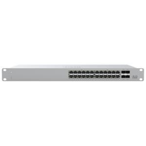 CISCO Meraki MS120 Managed Switch - 56 Gbps Switching Capacity, Throughput up to 41.67 Mpps, 370W PoE Capability, 24 x RJ45, 4 x SFP