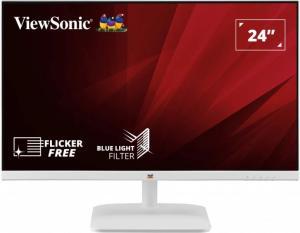 VIEWSONIC VA2430-H-W-6 Monitor - 24" FHD (1920 x 1080), VA, Tilt, HDMI, VGA, 250 nits, 60 Hz