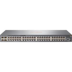 HPE Aruba JL355A Manageable Switch - 176 Gbit/s Switching Capacity, Throughput up to 112 Mpps, 48 x RJ45, 4 x SFP uplink