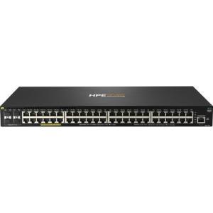 HPE Aruba 2930F Manageable Switch - 176 Gbps Switching Capacity, Throughput up to 112 Mpps, 740W PoE Capability, 48 x PoE+ RJ45, 4 x SFP+