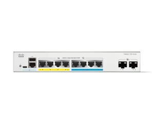 CISCO Catalyst C1300 Manageable Switch - 56 Gbps Switching Capacity, Throughput up to 41.66 Mpps, 120W PoE Capability, 8 x RJ45, 2 x SFP+