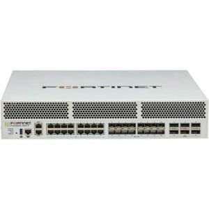 Fortinet FortiGate FG-3000F NGFW Manageable Firewall - 397 Gbit/s Firewall Throughput, Intrusion Prevention, AES (256-bit), RSA 2048-bit, TLS 1.3, SSL, SHA-256, 30000 VPN, 16 x RJ45 Ports, 20 x Expansion Slots | FG-3000F-BDL-950-36