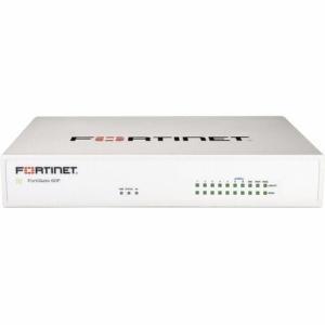 Fortinet FortiGate FG-60F NGFW Manageable Firewall - 10 Gbps Firewall Throughput, TLS 1.3, SSL, SHA-256, AES (256-bit), 200 VPN, 10 x RJ45 Ports | FG-60F-BDL-809-60