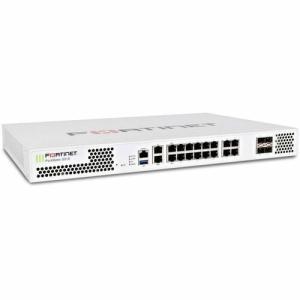 Fortinet FortiGate FG-201E  Manageable Firewall - 20 Gbps Firewall Throughput, TLS 1.3, SSL, SHA-256, AES (256-bit), 500 VPN, 17 x RJ45 Ports, 4 x Expansion Slots | FG-201E-BDL-809-12