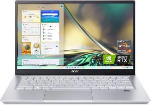 ACER SWIFT X SFX14-42G-R607 Laptop - AMD Ryzen 7-5825U, 4GB, 512GB SSD, NVIDIA GeForce RTX 3050Ti 4GB, 14" FHD