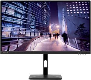 LENOVO N27P Monitor - 27" UHD (3840 x 2160), IPS, Height, Tilt, Swivel, Pivot, Wall Mounting, HDMI, DP, USB-C, 400nits, 40Hz-62Hz