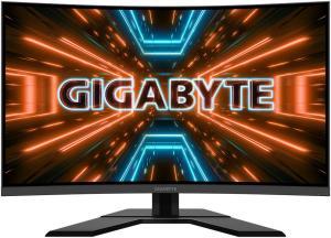 GIGABYTE G32QCA-EK Gaming Monitor - 32" QHD (2560 x 1440), VA, Tilt, Swivel, Pivot, Height, HDMI, DP, 350nits, 165Hz