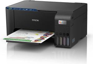 EPSON ECOTANK L3252 Printer - Wireless, A4, Print, Scan, Copy, 10 pages/min, 5,760 x 1,440 dpi, Resolution, Black and Color
