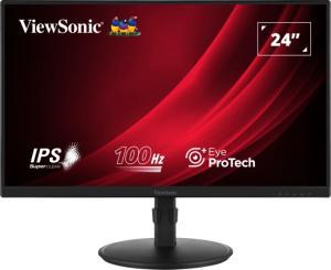 VIEWSONIC VG2408 ERGONOMIC Monitor - 24" FHD (1920 x 1080), IPS, Tilt, HDMI, DP, VGA, 250nits, 100Hz