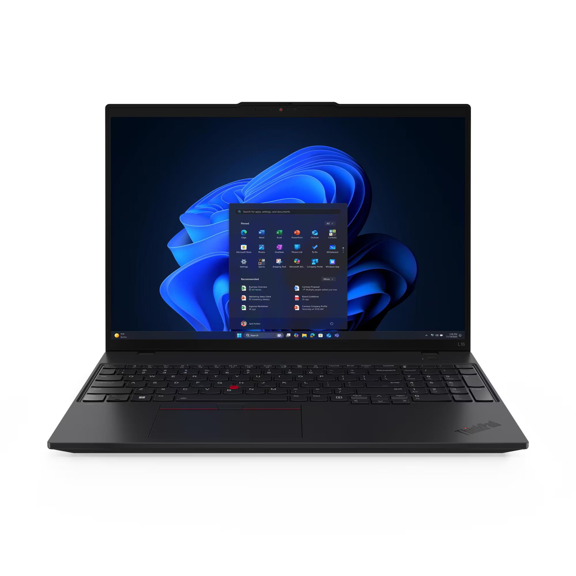 LENOVO THINKPAD L16 GEN 2 (2025) Laptop - 2th Gen Ultra 7 255U, 16GB, 512GB SSD, 16" WUXGA