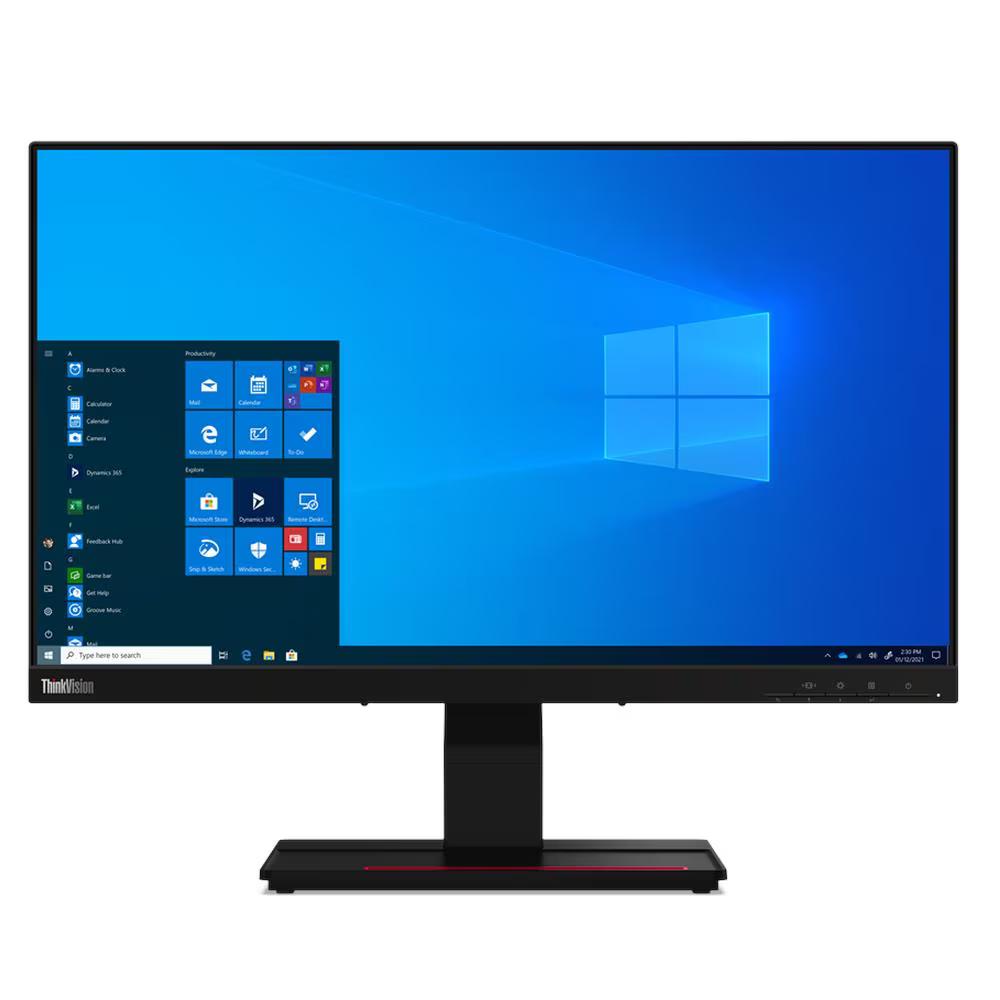 LENOVO THINKVISION T24T-20 Monitor - 24" FHD (1920 x 1080), IPS, Tilt, Height, HDMI, DP, USB-C, 300nits, 60Hz, Multi Touch