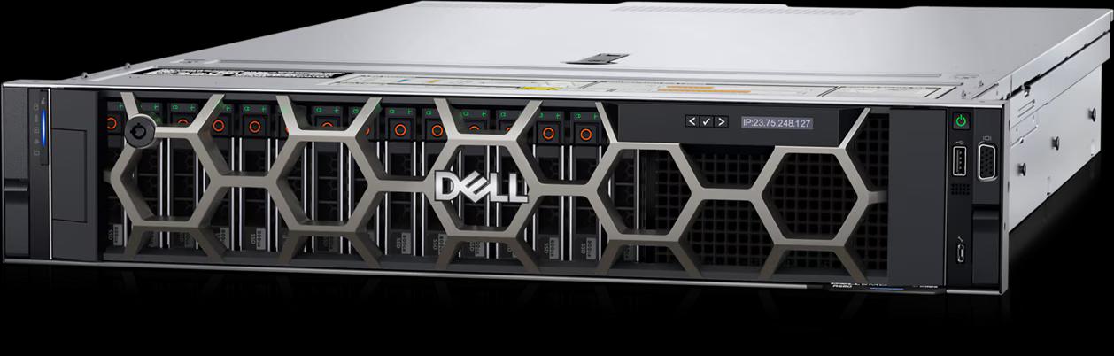 'Product Image: DELL POWEREDGE R550 Rack Server - Intel Xeon Gold 5315Y, 16GB, 2TB Hard Drive SATA, 600W'
