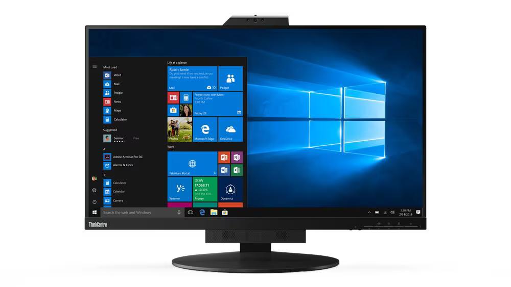 LENOVO THINKCENTRE Tiny in One - 27" QHD (2560 x 1440), IPS, Tilt, Swivel, Pivot, Heigh, HDMI, DP, 350nits, 60Hz