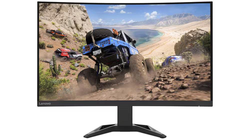 LENOVO G32QC-30 Curved Gaming Monitor - 32" QHD (2560 x 1440), VA, Tilt, Height, HDMI, DP, 350nits, 170Hz
