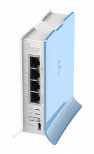 Mikrotik hAP lite TC (RB941-2nD-TC) Wireless Router - Wireless for Home and Office, 4 x Fast-Ethernet, 2.4 GHz Band support