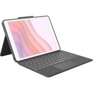 Logitech Combo Touch Backlit Keyboard Case | Apple iPad, 7 to 10 Gen , Graphite