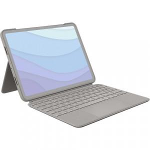 Logitech Combo Touch Backlit Keyboard Case | Apple 11 iPad Pro, 1st to 4th Gen, Sand