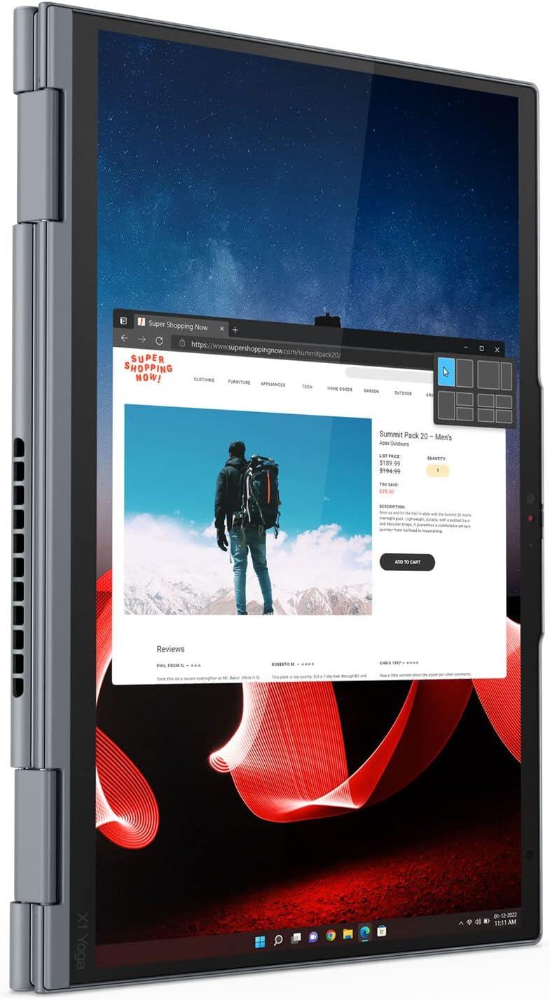 Lenovo ThinkPad X1 Yoga Gen 6 14 Notebook i7-1135G7 32GB RAM