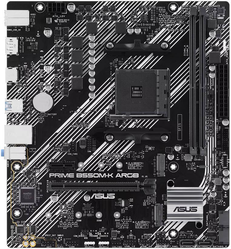 Amd B550 Mb Am4 ASUS PRIME B550M-K ARGB Motherboard