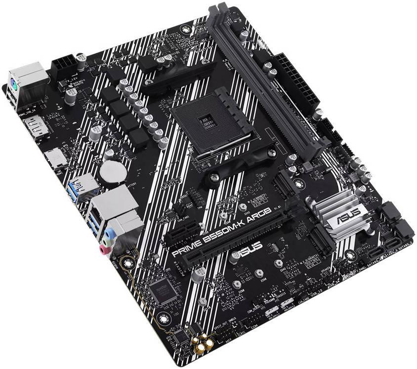 ASUS PRIME B550M-K ARGB Motherboard AMD Socket AM4, AMD B550,
