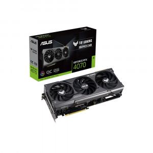 ASUS TUF Gaming Graphic - GeForce RTX 4070, 21 Gbps, 7680 x 4320 Resolution, HDMI, DP, 12G, D6X