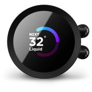 NZXT Kraken 240 RGB Liquid Cooler - 1.54" (39.1mm), 2 Fan, 500-1,800 ± 180 RPM, Fan Speed, PWM, Intel, AMD