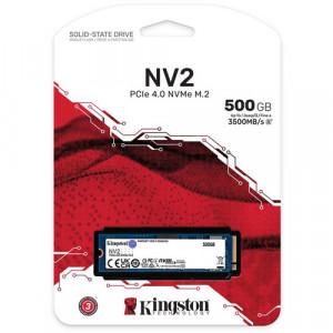 Kingston SNV2S 500G Storage - M.2 2280, NVMe, 3,500MB/s R, 2,100MB/s W, SSD