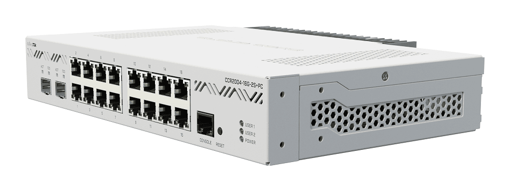 Mikrotik CCR2004-16G-2S+　新品 Amazon.com: Mikrotik CCR2004-16G-2S+ 16x Gigabit Ethernet Ports