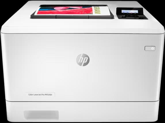 HP LaserJet Pro M454DN Printer | A4, Print, 28 ppm, 600 x 600 dpi Resolution, 50,000 Pages Duty Cycle, Black and Color