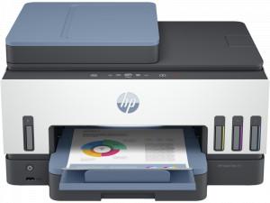 HP SMART TANK 795 Printer - Wireless, A4, Print Copy Scan Fax, 15 ppm, 1200 x 1200 rendered dpi Resolution, 6,000 Pages Duty Cycle, Black and Color