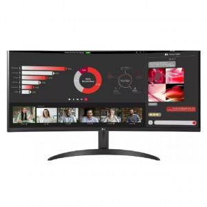 LG UltraWide 34WR50QC-B Curved Monitor - 34" WQHD, VA, HDMI, DP, 300 nits, 100Hz