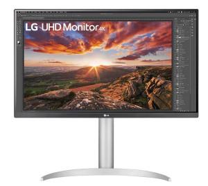 LG 27UP850-W Monitor - 27” 4K (3840 x 2160) , IPS, HDMI, DP, 400 nits, 60hz