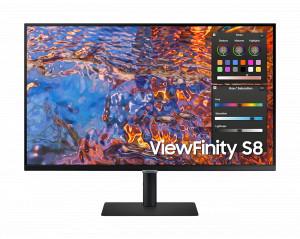 SAMSUNG LS32B800PXMXUE Monitor - 32" UHD (3840 x 2160), IPS, HDMI, DP, ‎350‎ nits, Max 60Hz