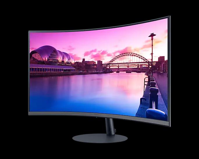 samsung モニター 32インチ SAMSUNG ESSENTIAL LS32C390EAMXUE Curved Monitor - 32