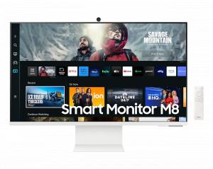 SAMSUNG SMART M8 LS32CM801UMXUE Gaming Monitor - 32" UHD (3840 x 2160), Camera, VA, HDMI, ‎400‎ nits, Max 60Hz