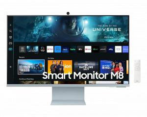 SAMSUNG SMART M8 LS32CM80BUMXUE Gaming Monitor | 32" UHD (3840 x 2160), Camera, VA, HDMI, ‎400‎ nits, Max 60Hz