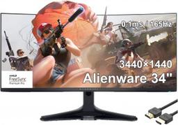 DELL ALIENWARE AW3423DWF Curved Gaming Monitor | 34" WQHD (3440 x 1440), QD-OLED