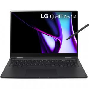 LG GRAM PRO 16T90SP-K.ADB9U1 (2024) Laptop | Series 1 Ultra 7-155H, 32GB, 2TB SSD, 16" 2.8K Multi-Touch X360, Pen