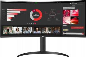 LG 34WR55QC-B ULTRAWIDE Curved Monitor - 34" WQHD (3440 x 1440), IPS, HDMI, DP, 300 nits, 100 Hz