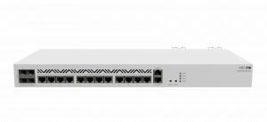 Mikrotik (CCR2116-12G-4S+) Wired Router - 13 x Gigabit Ethernet Ports RJ45, 4 x SFP+ RJ45 Ports