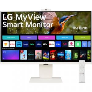 LG 32SR85U-W MYVIEW SMART Monitor - 31.5" UHD (3840 x 2160), IPS, HDMI, 400 nits, 60 Hz