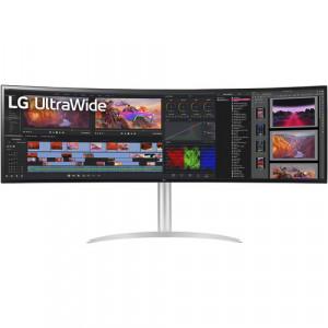 LG 49WQ95C-W ULTRAWIDE Curved Monitor - 49" QHD (5120 x 1440), IPS, HDMI, DP, 500 nits, 144 Hz