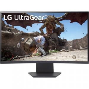 LG 27GS60QC-B ULTRAGEAR Gaming Curved Monitor - 27" QHD (2560 x 1440), VA, HDMI, DP, 300 nits, 180 Hz