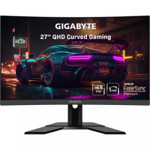 GIGABYTE G27QC A Gaming Curved Monitor - 27" WQHD (2560 x 1440), VA, HDMI, DP, 250 nits, 165 Hz